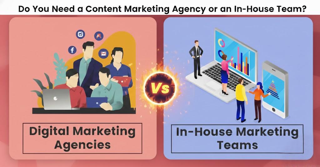 comparison between content marketing agency and in-house team for businesses in malaysia